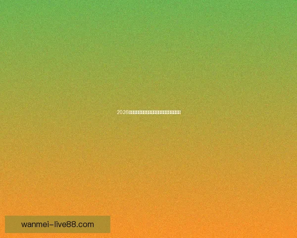 2026世界杯精彩竞猜投注攻略及热门赛事全方位分析